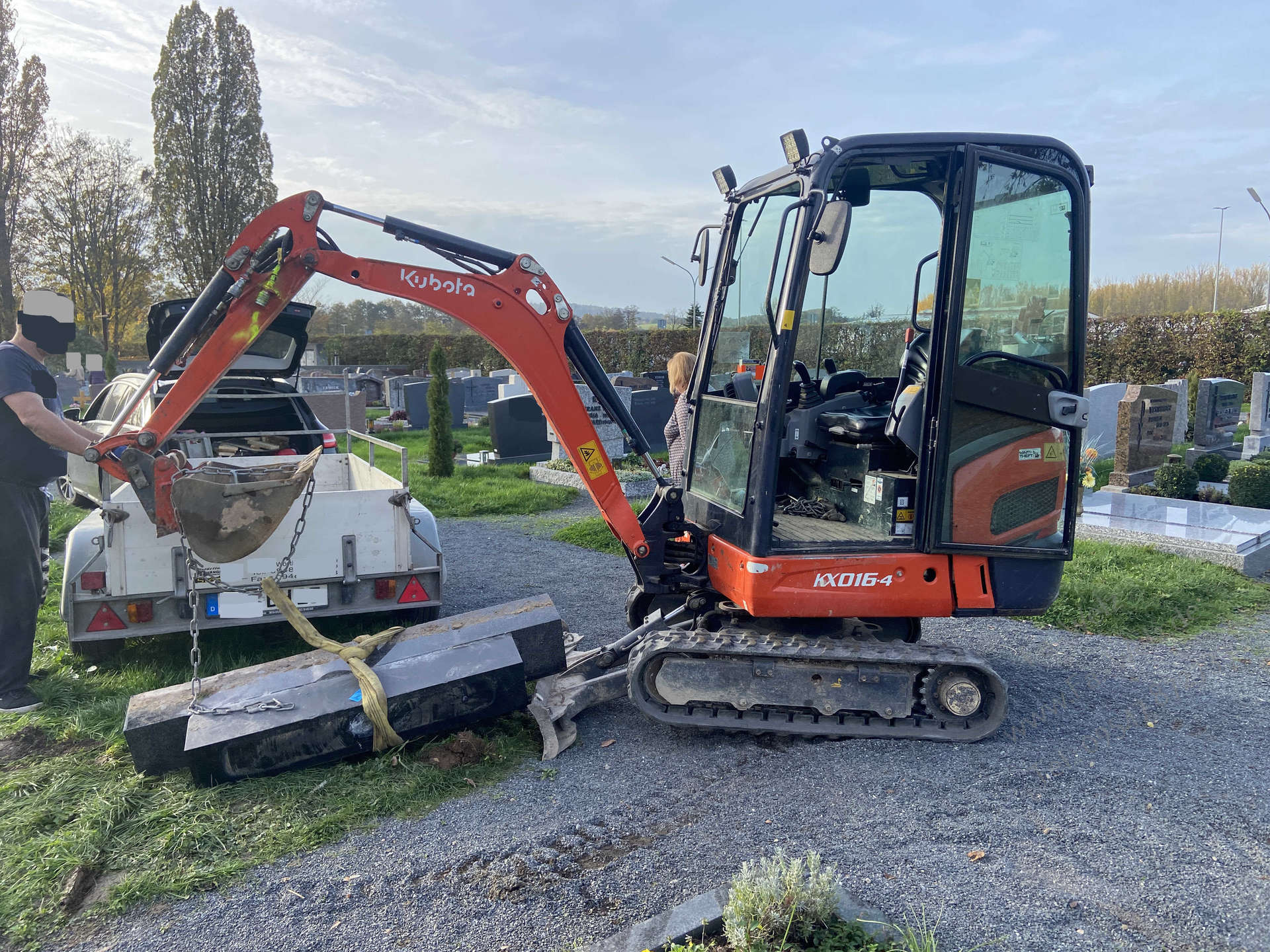 Abbruch von Gartenmauer 96158 Frensdorf-Schlüsselau Firma Welz