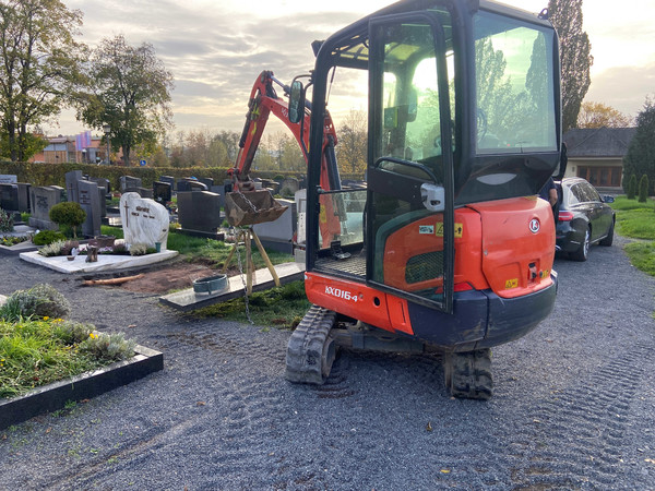 Abbruch von Gartenmauer 91352 Hallerndorf Firma Welz