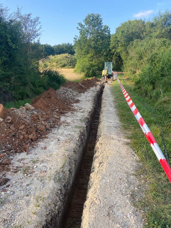 Drainage verlegen 96154 Unterweiler Firma Welz