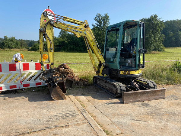 Abbruch von Gartenmauer 96185 Gemeinde-Schönbrunn im Steigerwald Firma Welz