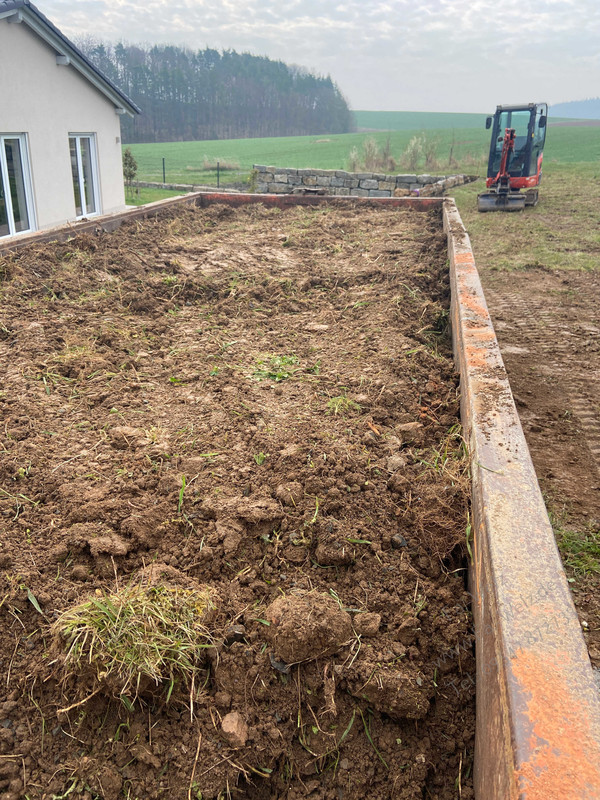 Drainage verlegen 96129 Wernsdorf Firma Welz