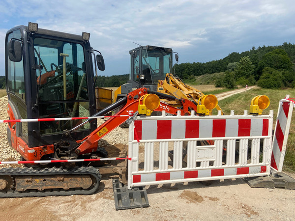 Abbruch von Gartenmauer 96052 Bamberg-Kramersfeld Firma Welz