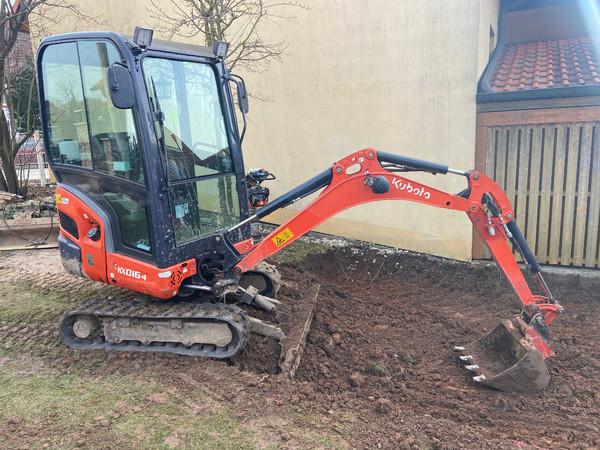 Abbruch von Gartenmauer 96120 Tütschengereuth Firma Welz