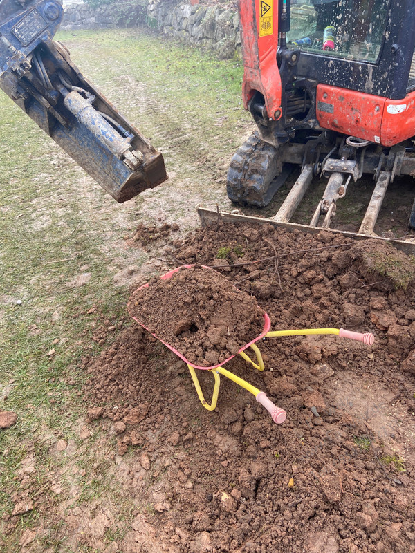 Abbruch von Gartenmauer 96117 Memmelsdorf-Ofr Firma Welz