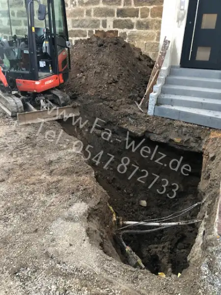 Baggerarbeiten und Entrümpelung in den Haßbergen – Firma Welz