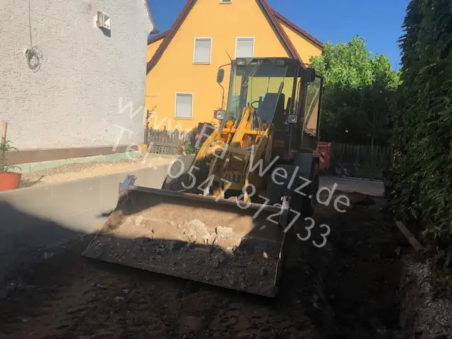 Radlader Baggerarbeiten Bamberg – Firma Welz