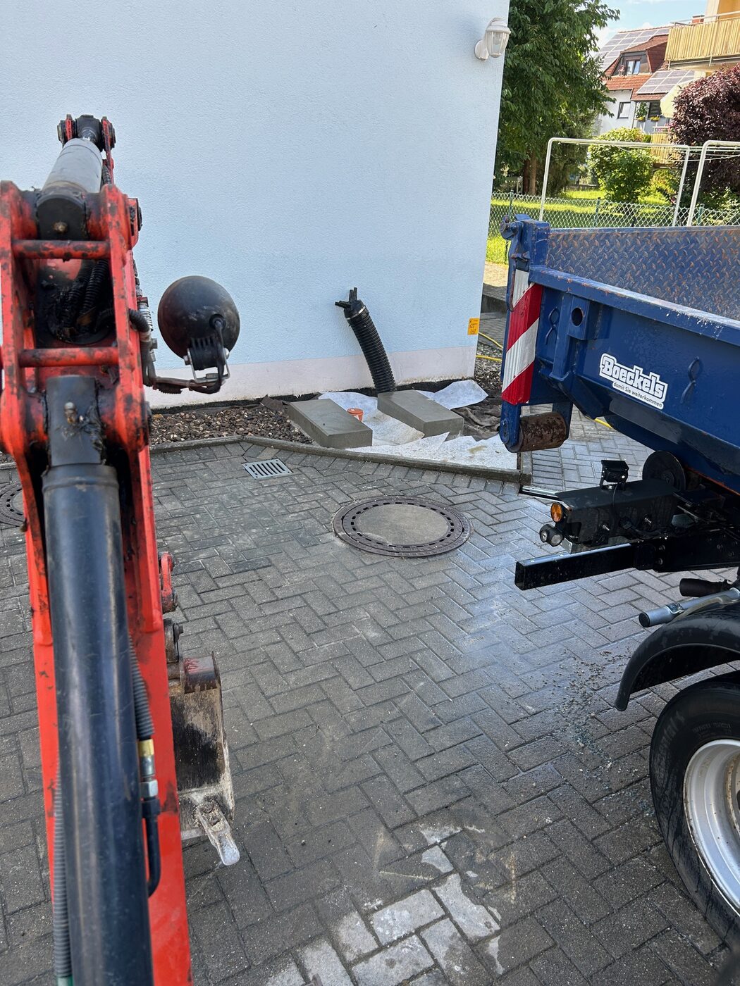 Erdarbeiten minibagger fundament waermepumpe – Firma Welz Haus und Wohnungsauflösung in Bamberg und der Umgebung 