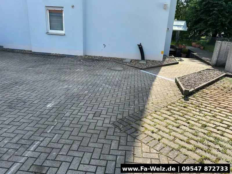 Fertige Pflasterfläche – Firma Welz